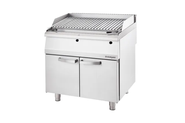 Lava grill gazowy, ruszt V, 800x700, 16.0 kW, G20/20 mbar Stalgast 9733010