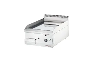 Płyta grillowa nastawna, chromowana, gładka, gazowa, 400x700, 6.5 kW, G30/37 mbar Stalgast 9736130