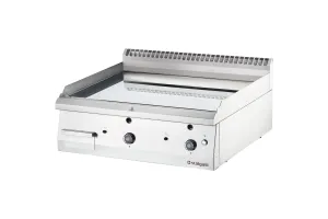 Płyta grillowa nastawna, chromowana, gładka, gazowa, 800x700, 13.0 kW, G30/37 mbar Stalgast 9737130