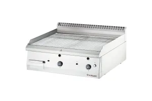 Płyta grillowa nastawna, chromowana, ryflowana, gazowa, 800x700, 13.0 kW, G20/20 mbar Stalgast 9737210