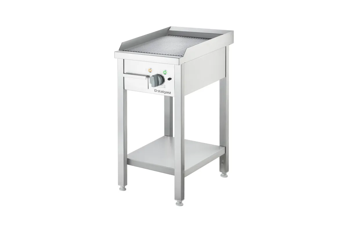 Płyta grillowa elektryczna, wolnostojąca, ryflowana, P 4 kW, U 400V Stalgast 979302