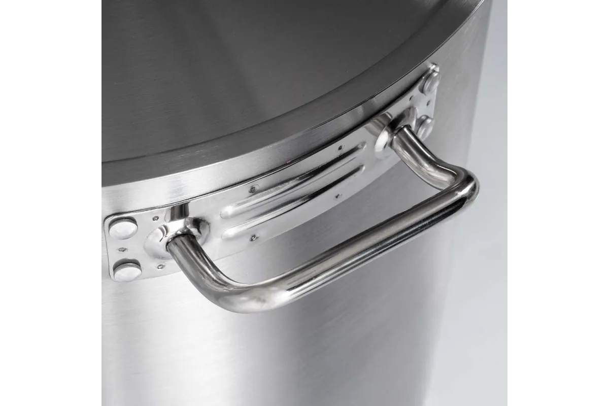 Garnek średni z pokrywką, stalowy, Ø 500 mm, V 62.8 l Stalgast 012502