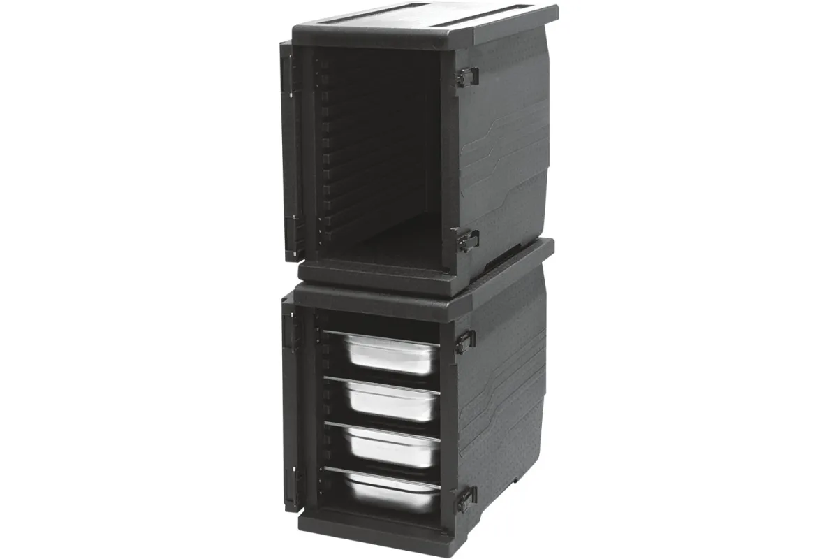 Pojemnik termoizolacyjny, czarny, 12 x GN 1/1 20 mm Stalgast 055106