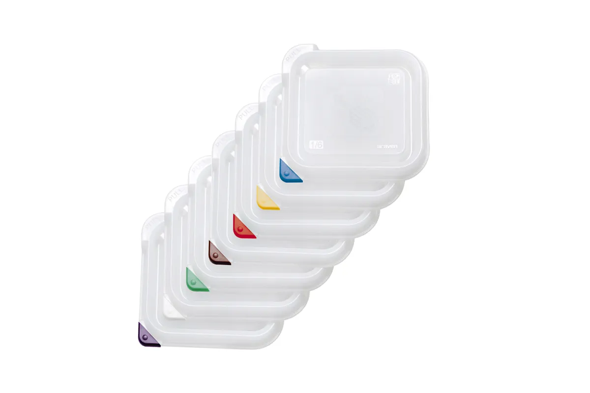 Pojemnik z polipropylenu z pokrywką szczelną, GN 1/6, H 100 mm Araven 166105