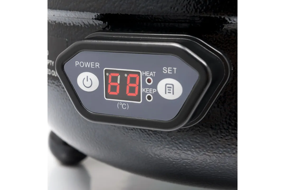 Kociołek elektryczny do zupy 9l panel elektroniczny Stalgast 432115