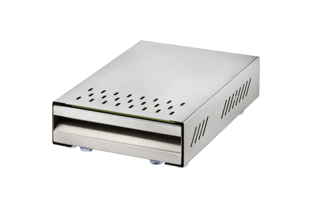 Szuflada ze stali nierdzewnej z odbijakiem pod młynek, ekspres do kawy Stalgast 486018