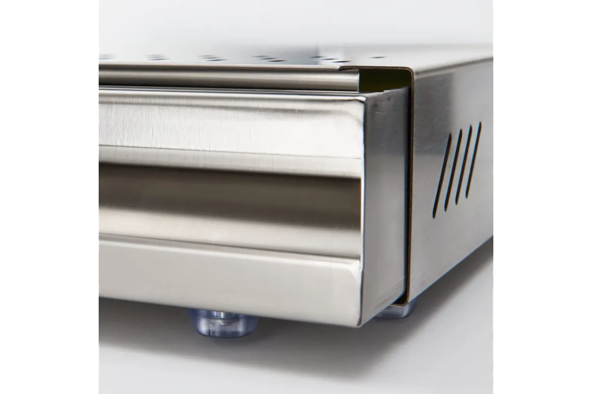 Szuflada ze stali nierdzewnej z odbijakiem pod młynek, ekspres do kawy Stalgast 486018