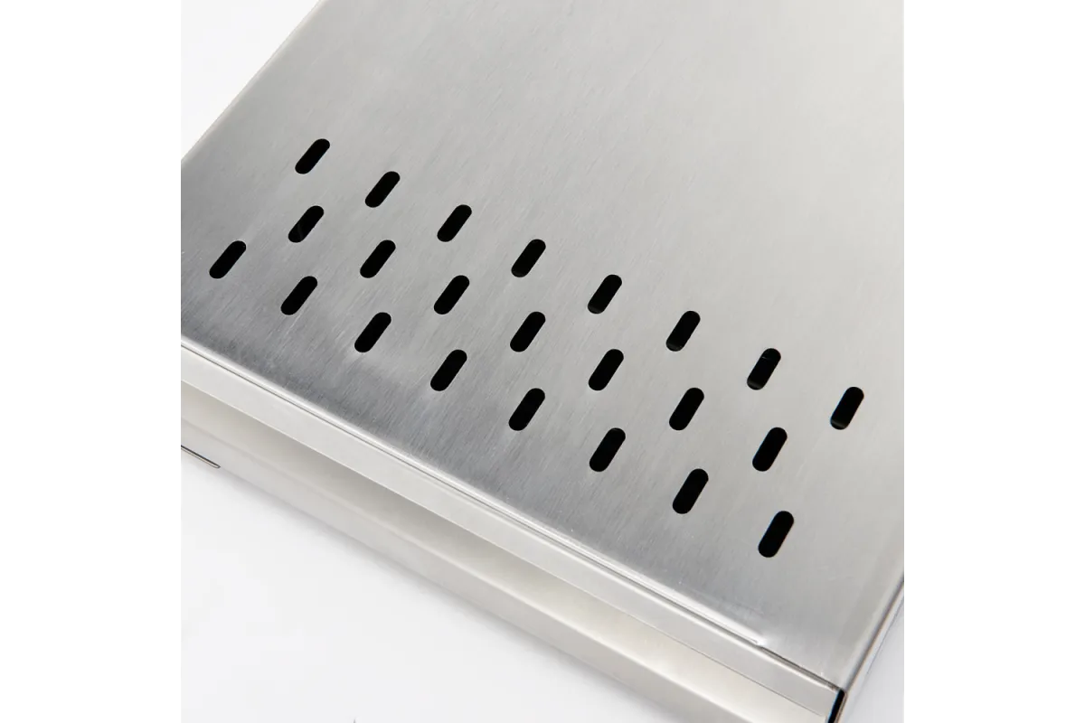 Szuflada ze stali nierdzewnej z odbijakiem pod młynek, ekspres do kawy Stalgast 486018