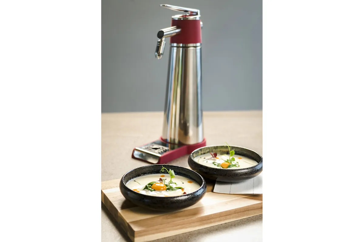 Syfon do bitej śmietany, automatyczny, iSi, Thermo XPress Whip PLUS, V 1.0 l Isi 500410