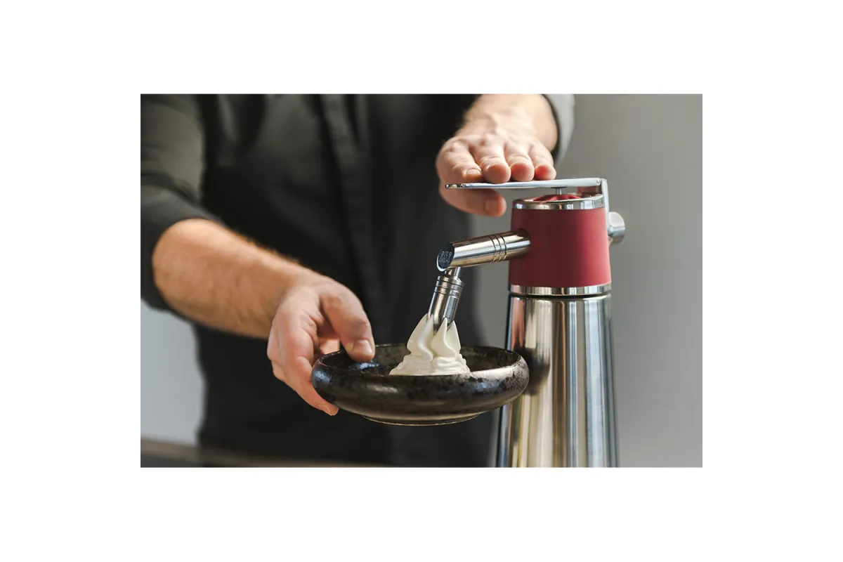 Syfon do bitej śmietany, automatyczny, iSi, Thermo XPress Whip PLUS, V 1.0 l Isi 500410