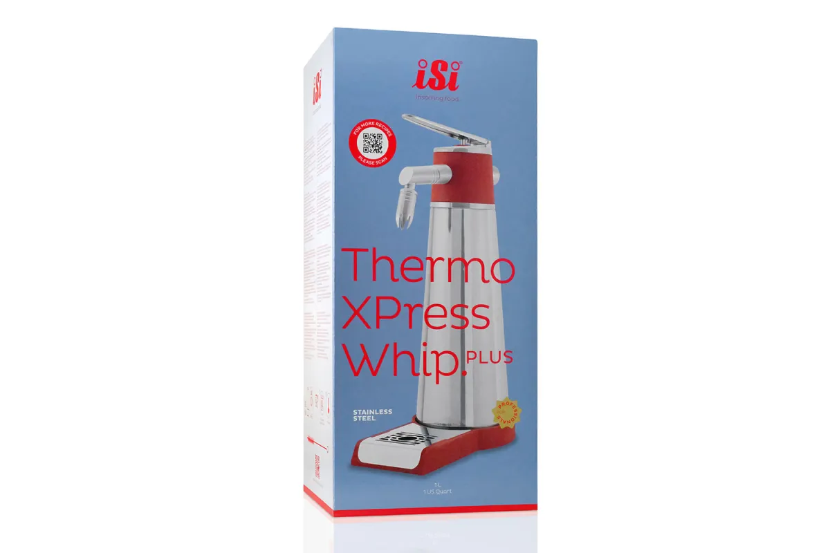 Syfon do bitej śmietany, automatyczny, iSi, Thermo XPress Whip PLUS, V 1.0 l Isi 500410