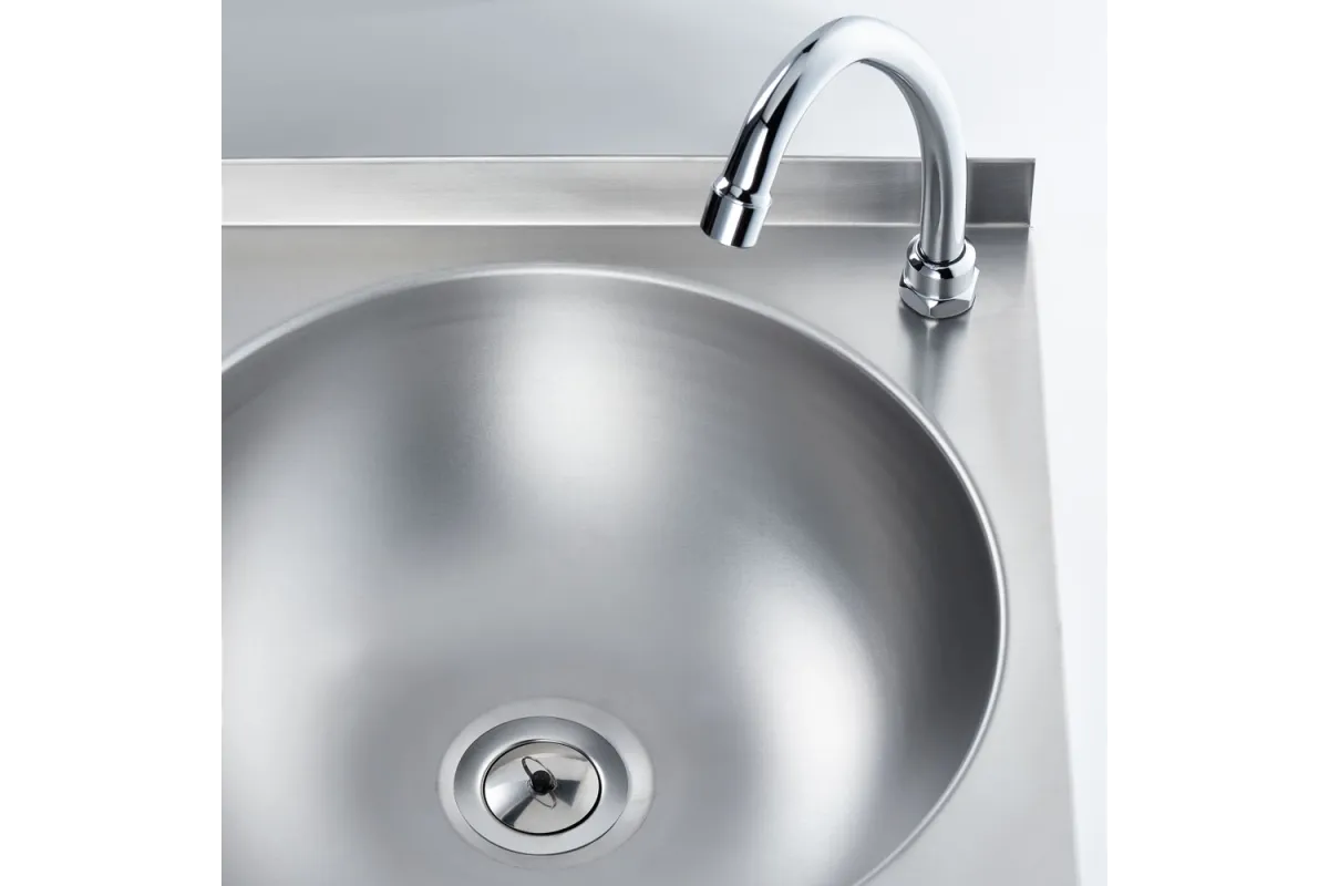 Umywalka bezdotykowa z włącznikiem kolanowym i z kranem Stalgast 610004