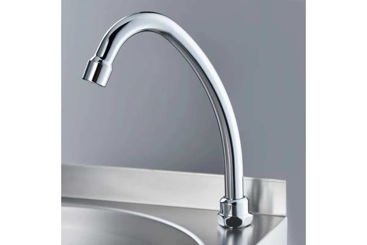 Umywalka bezdotykowa z włącznikiem kolanowym i z kranem Stalgast 610004