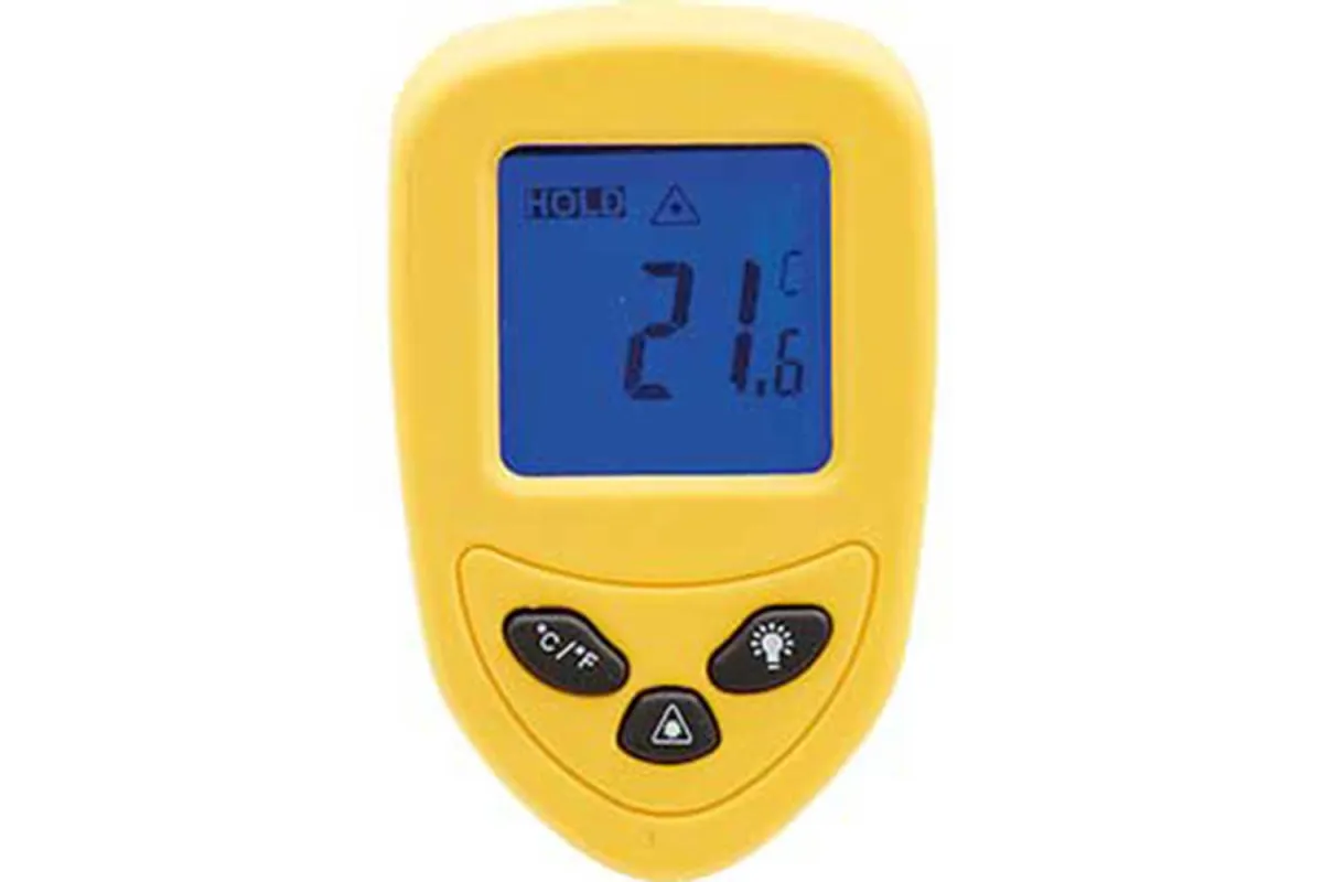 Termometr elektroniczny, bezdotykowy, zakres od -50°C do +380°C Stalgast 620711