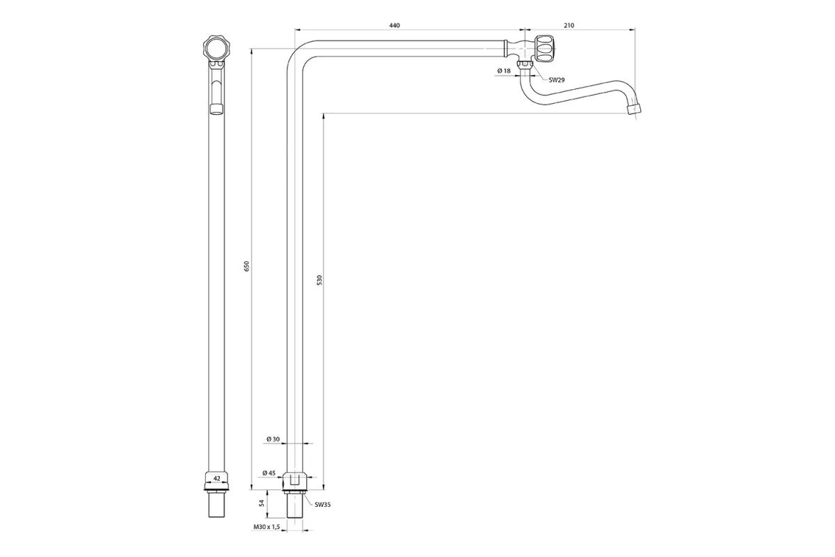 Kolumna wodna Monolith 651601