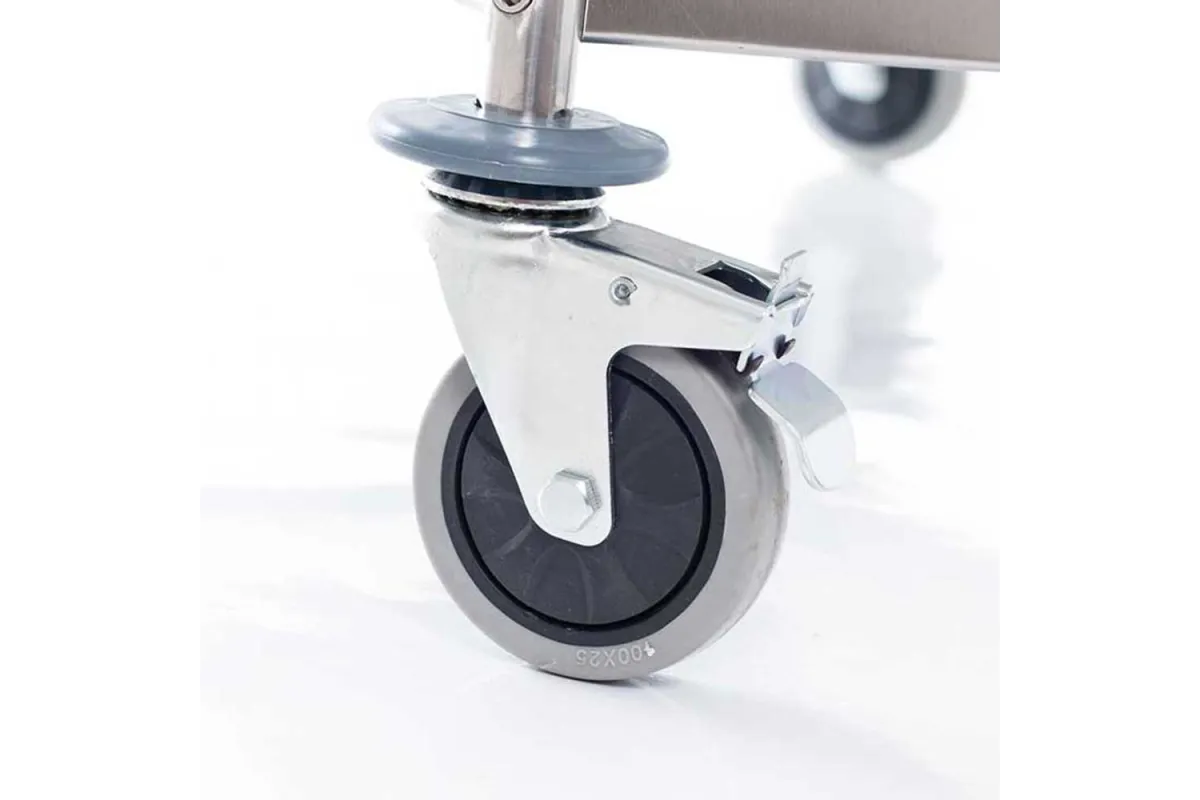 Wózek kelnerski ze stali nierdzewnej, skręcany, 2-półkowy Stalgast 661020