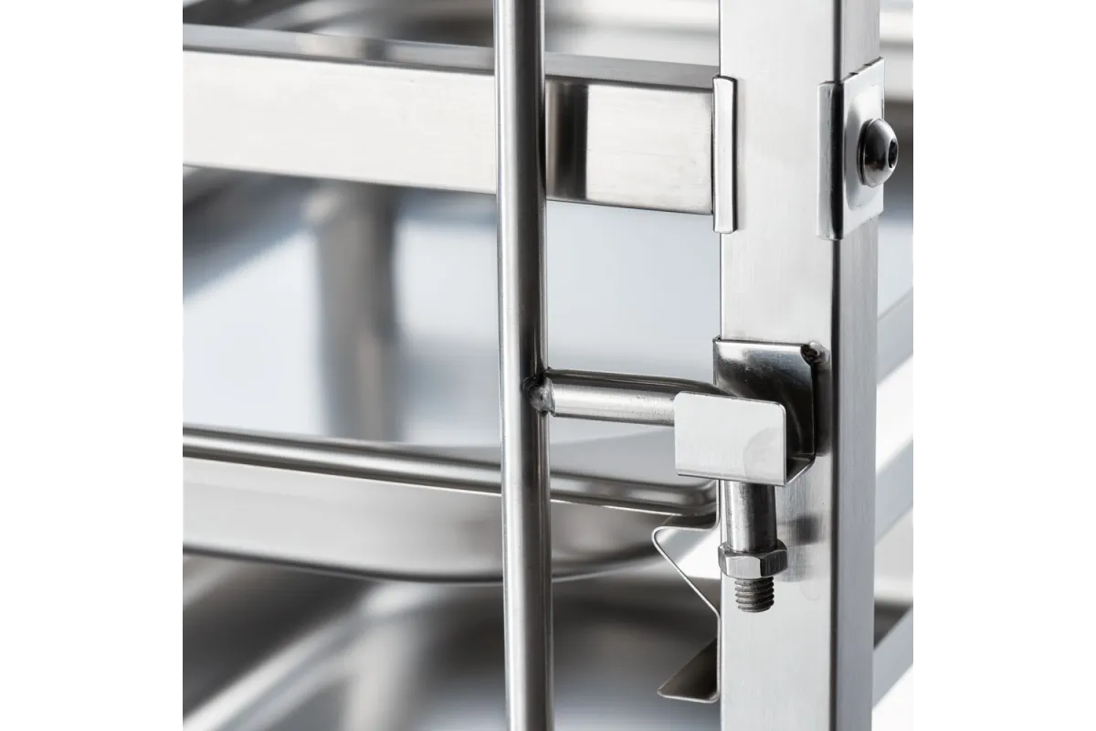 Wózek transportowy ze stali nierdzewnej, 14x GN 1/1 Stalgast 662111