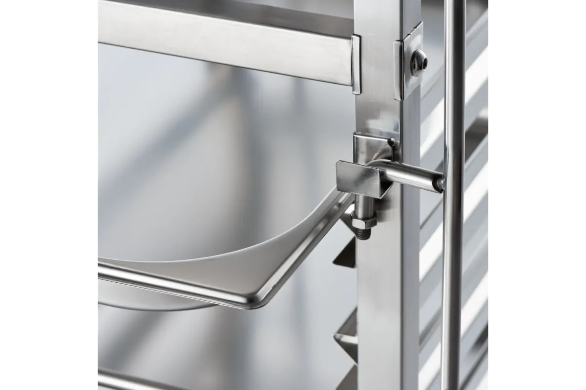 Wózek transportowy ze stali nierdzewnej, 14x GN 1/1 Stalgast 662111