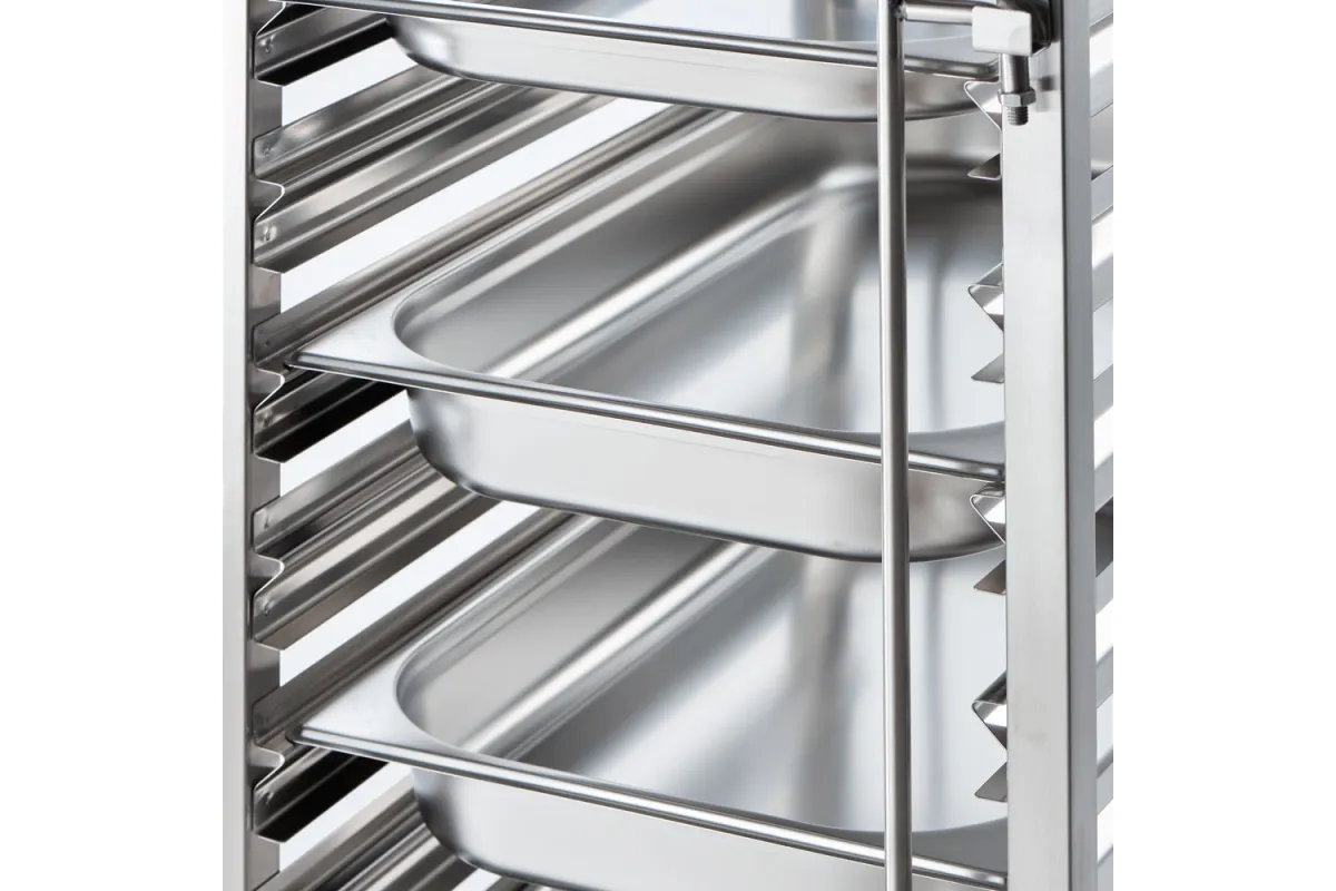 Wózek transportowy ze stali nierdzewnej, 14x GN 1/1 Stalgast 662111