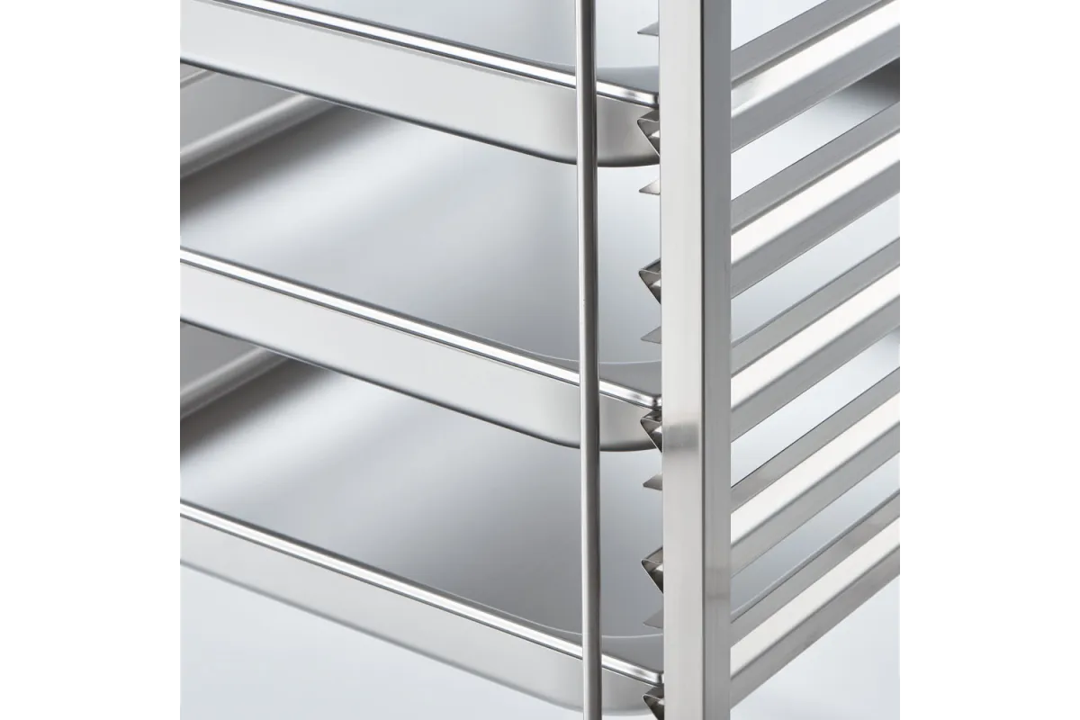 Wózek transportowy ze stali nierdzewnej, 14x GN 2/1 Stalgast 662211