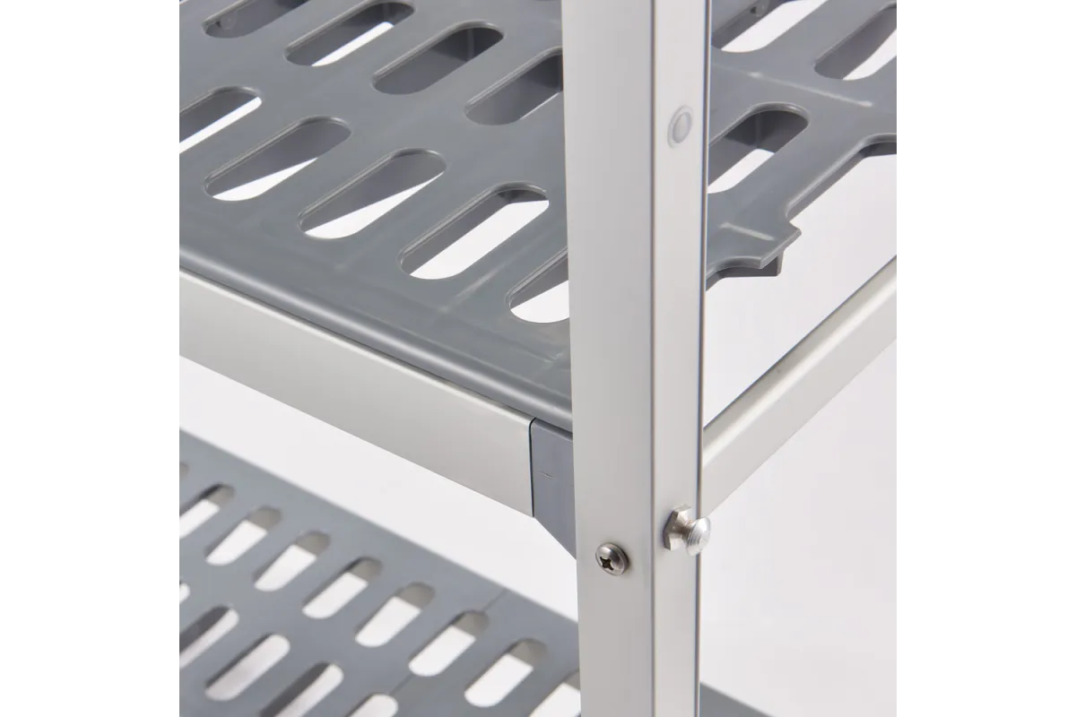 Regał magazynowy aluminiowy na 2 nogach. 859x560x1680 mm Stalgast 686096