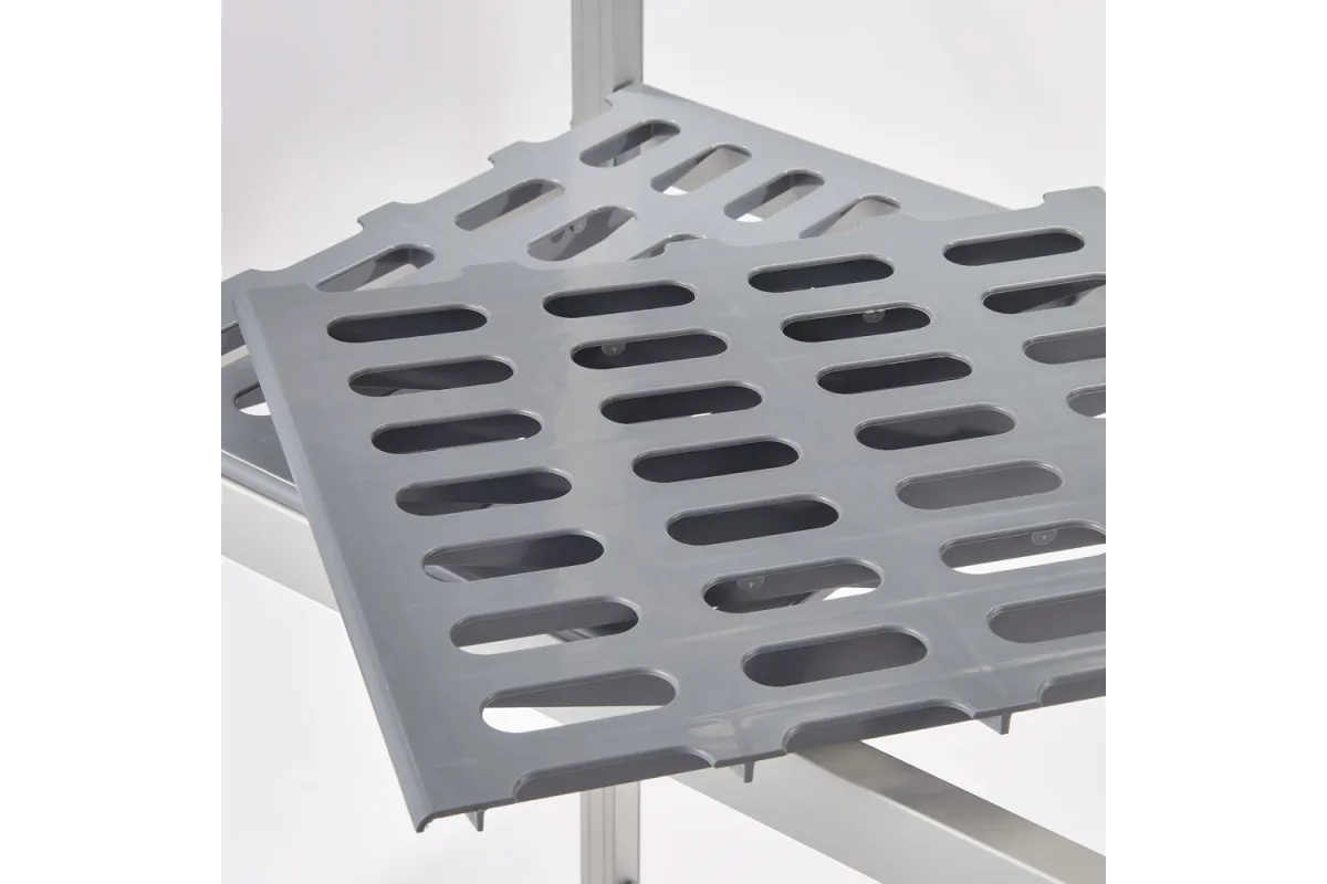 Regał magazynowy aluminiowy, 1510x460x1680 mm Stalgast 686151