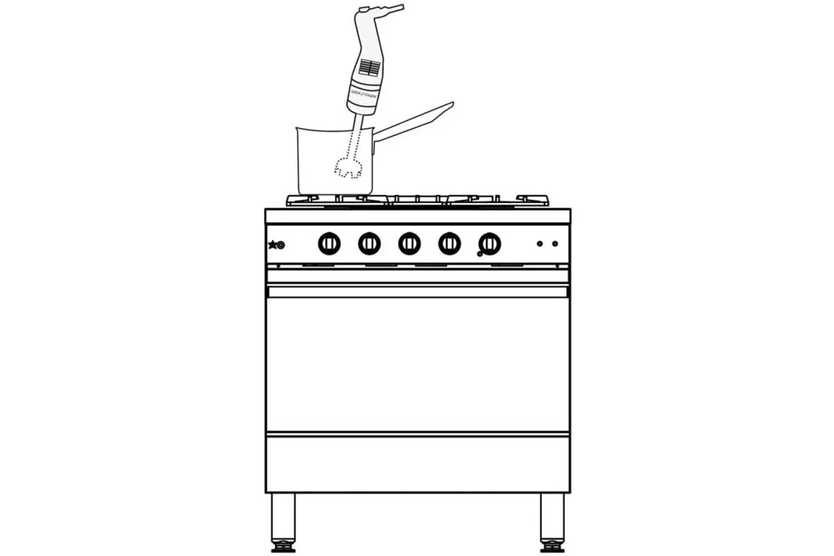 Mikser ręczny, mini MP 190 V.V., P 0.25 kW, U 230 V Robot Coupe 711191