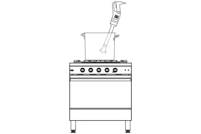 Mikser ręczny, CMP 300 Combi, P 0.35 kW, U 230 V Robot Coupe 711302