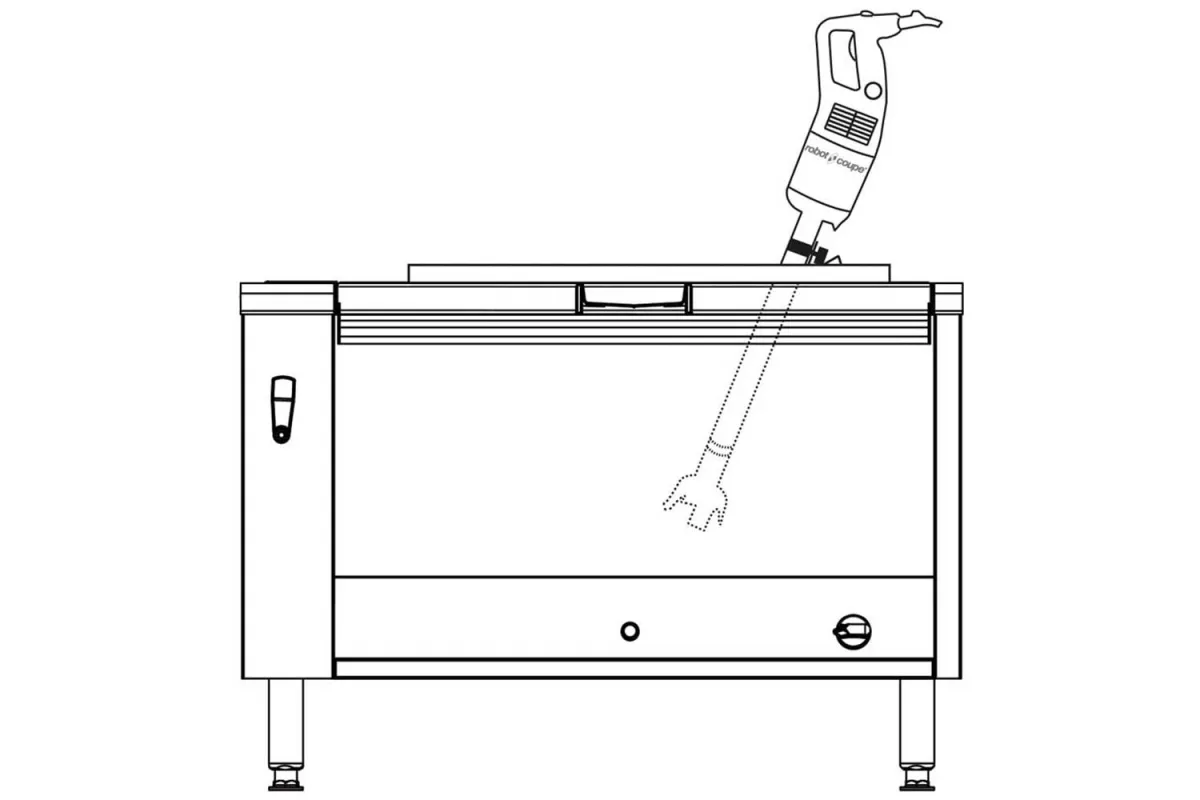 Mikser ręczny, MP 550 Ultra Led, P 0.75 kW, U 230 V Robot Coupe 711550