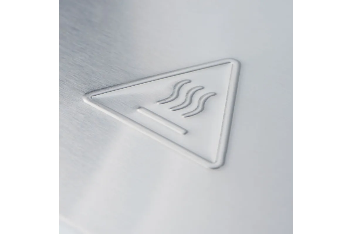 Kontakt grill podwójny ryflowany, P 3.6 kW Caterina 742028