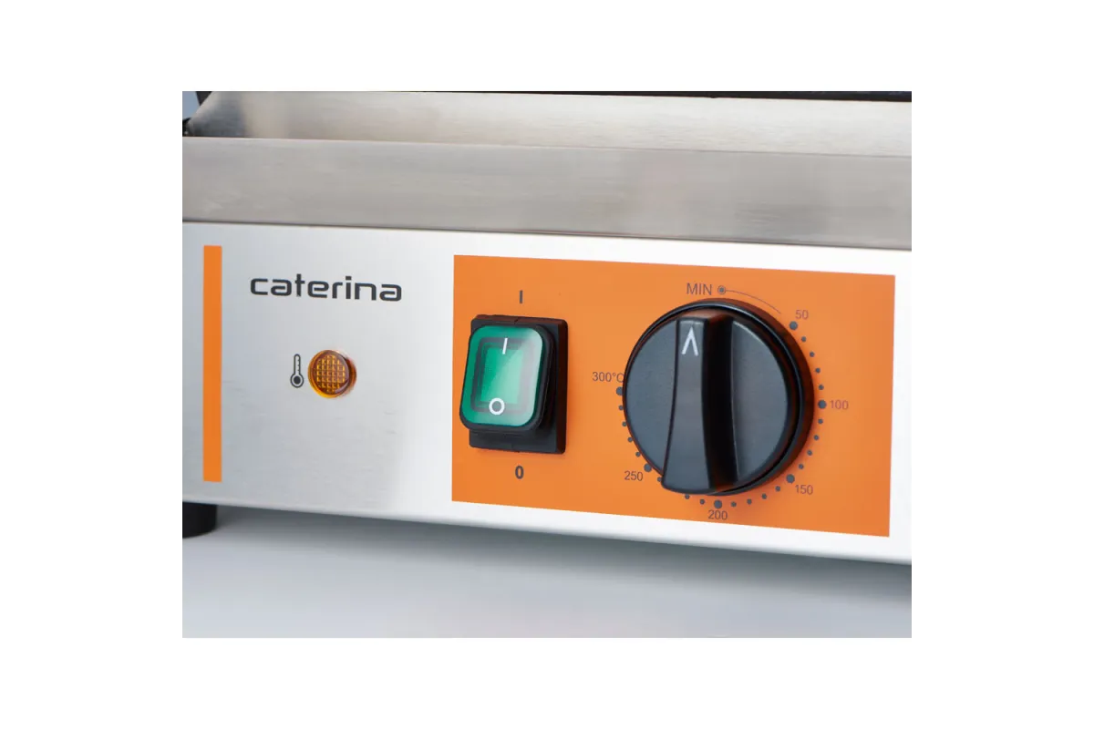 Kontakt grill podwójny ryflowany, P 3.6 kW Caterina 742028