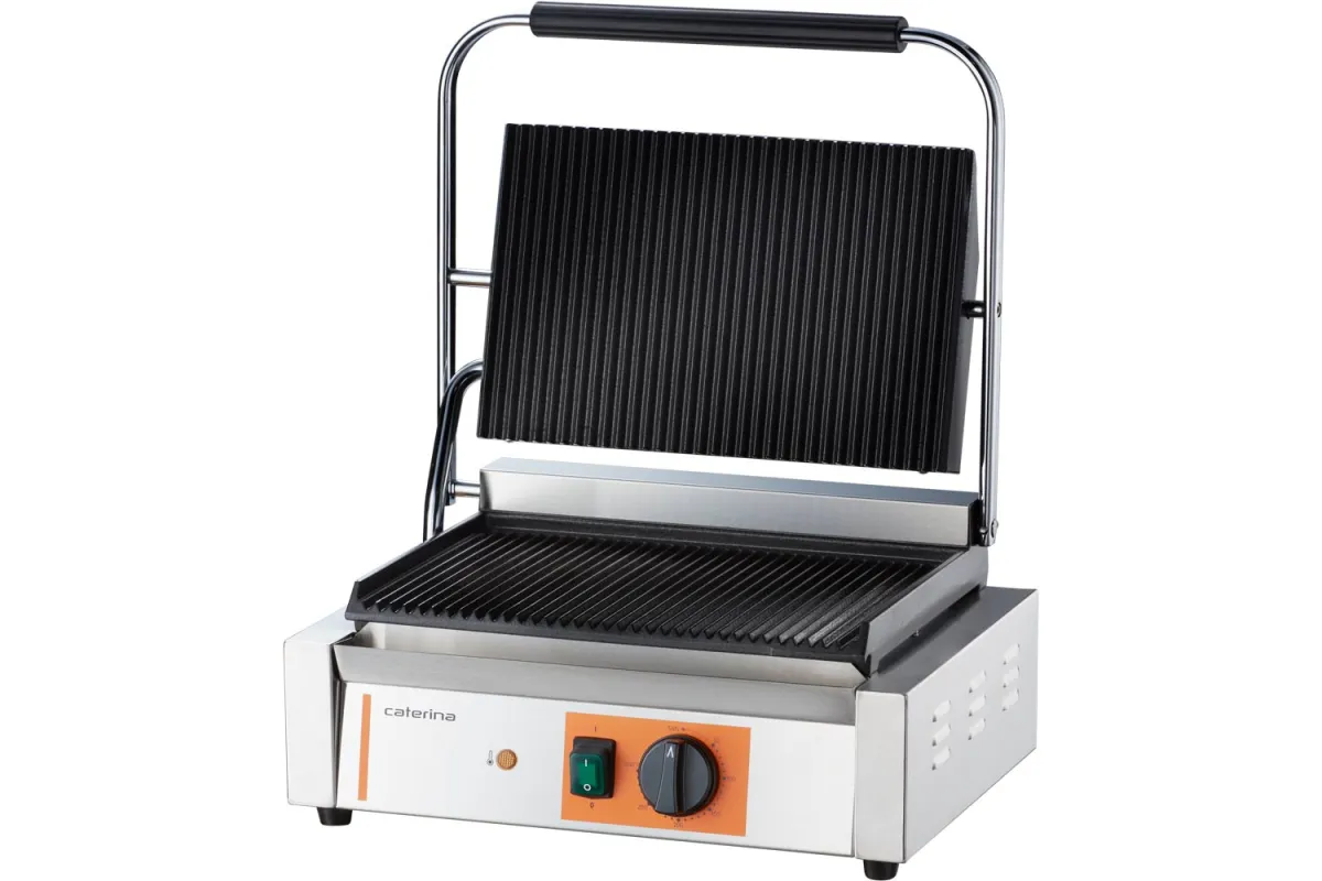 Kontakt grill, Panini, ryflowany, Caterina, P 2.2 kW Caterina 742038
