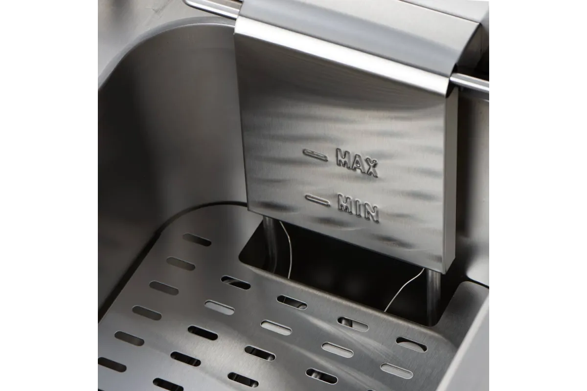 Frytownica elektryczna z kranem, 2-komorowa, Caterina, V 2x8 l, P 2x3 kW Caterina 746097