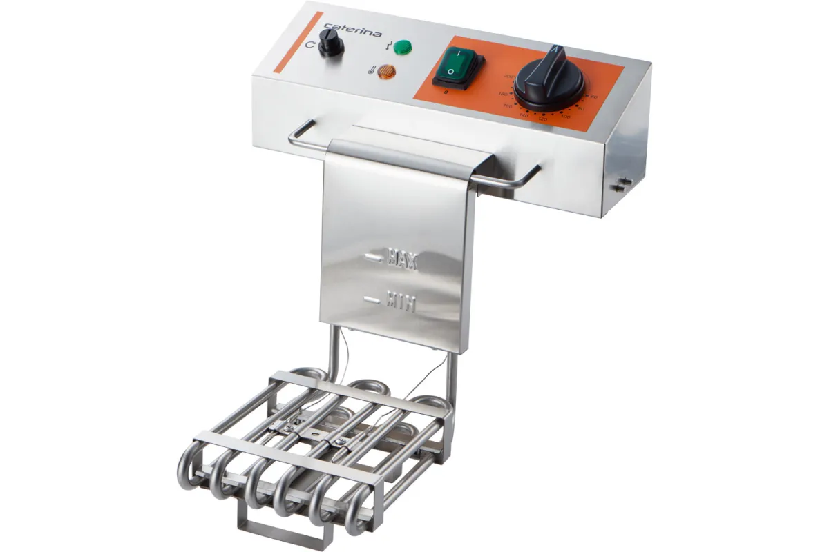Frytownica elektryczna z kranem, 2-komorowa, Caterina, V 2x8 l, P 2x3 kW Caterina 746097