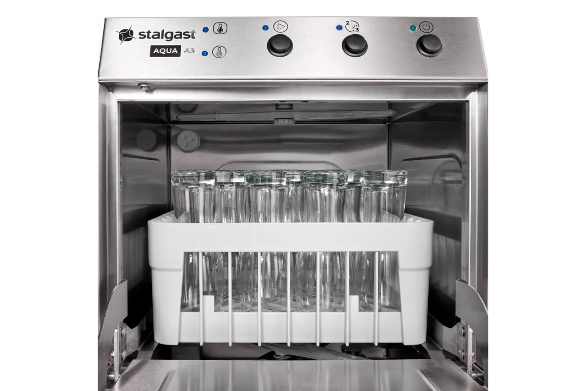 Zmywarko wyparzarka, do szkła, dozownik płynu myjącego, P 2.77 kW, U 230 V Stalgast 801350