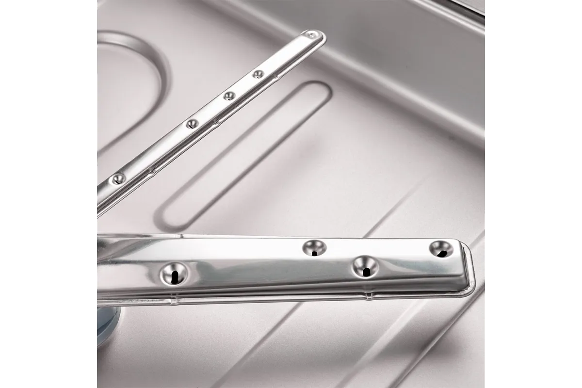 Zmywarko wyparzarka, kapturowa, dozownik płynu, pompa zrzutowa, pompa wspomagająca, P 10.8 kW, U 400 V Stalgast 803037