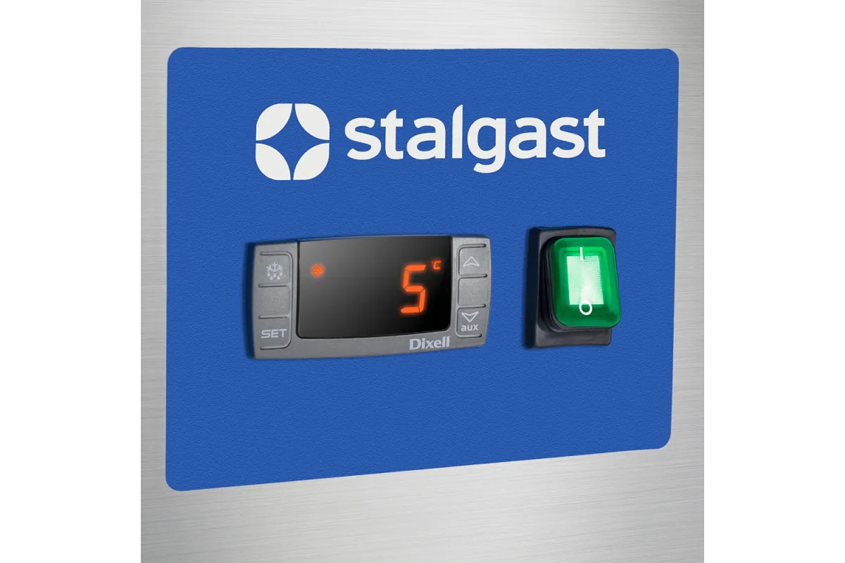 Szafa chłodnicza ze stali nierdzewnej, GN 2/1, V 600 l Stalgast 830590