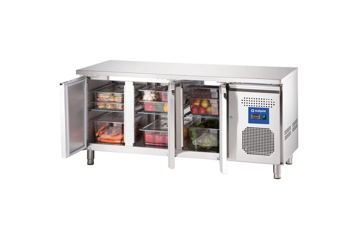 Stół chłodniczy 3 drzwiowy, agregat po prawej stronie, V 417 l Stalgast 831036