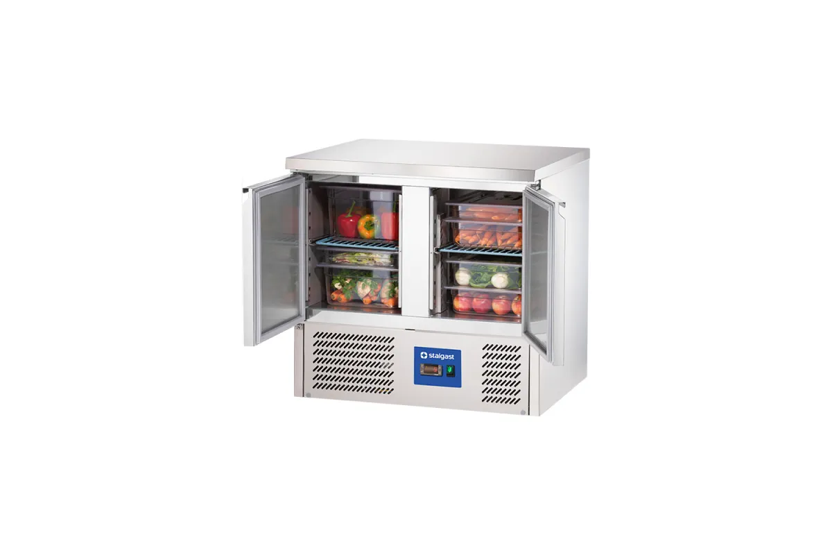 Stół chłodniczy 2 drzwiowy, agregat na dole, V 240 l Stalgast 832029