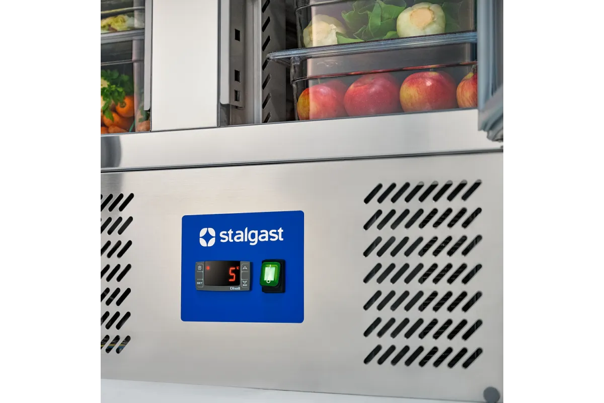 Stół chłodniczy 2 drzwiowy, agregat na dole, V 240 l Stalgast 832029