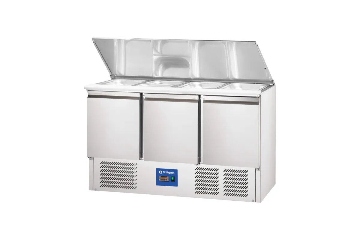 Stół chłodniczy 3 drzwiowy sałatkowy, V 368 l Stalgast 832139