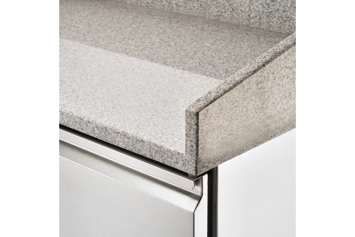 Stół chłodniczy 3 drzwiowy do pizzy bez nadstawki na kółkach, V 368 l Stalgast 833031