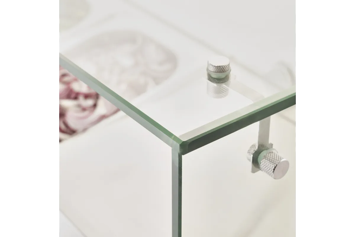 Witryna chłodnicza nadstawna z szybą, 7 x GN 1/4 Stalgast 834541