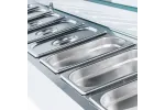 Witryna chłodnicza, nasdtawna z szybą L 1600 mm, 7 X GN 1/3 Stalgast 834730