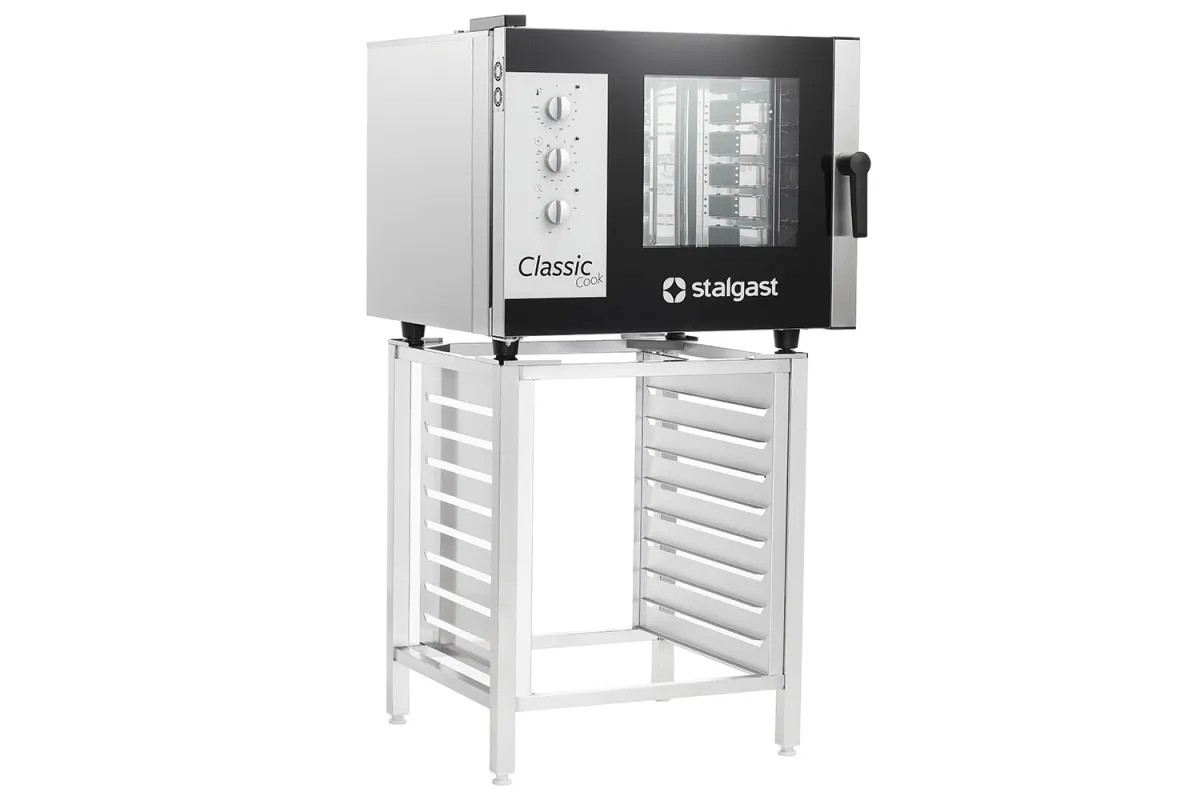 Piec konwekcyjno-parowy, STALGAST ClassicCook, manualny, gazowy, 7xGN1/1, P 14 kW Stalgast 9100046