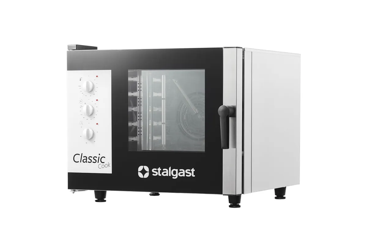 Piec konwekcyjno-parowy, STALGAST ClassicCook, manualny, gazowy, 7xGN1/1, P 14 kW Stalgast 9100046