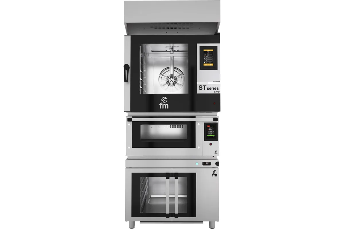 Piec statyczny z nawilżaniem, piekarniczy, ST-Bakery, dotykowy, P 5.4 kW FM Industrial 9120581