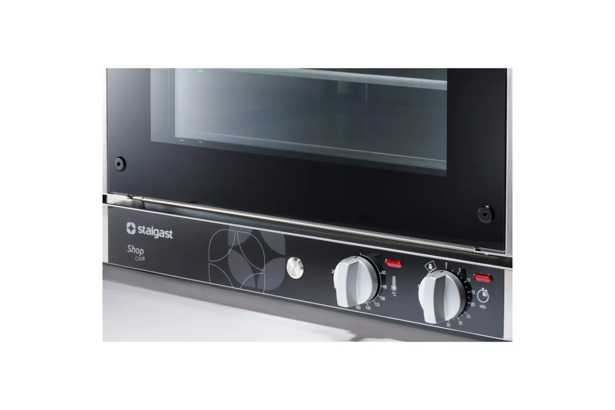 Piec konwekcyjny z nawilżaniem, ShopCook, manualny, 4x600x400/4xGN 1/1, P 6.3 kW Stalgast 912059