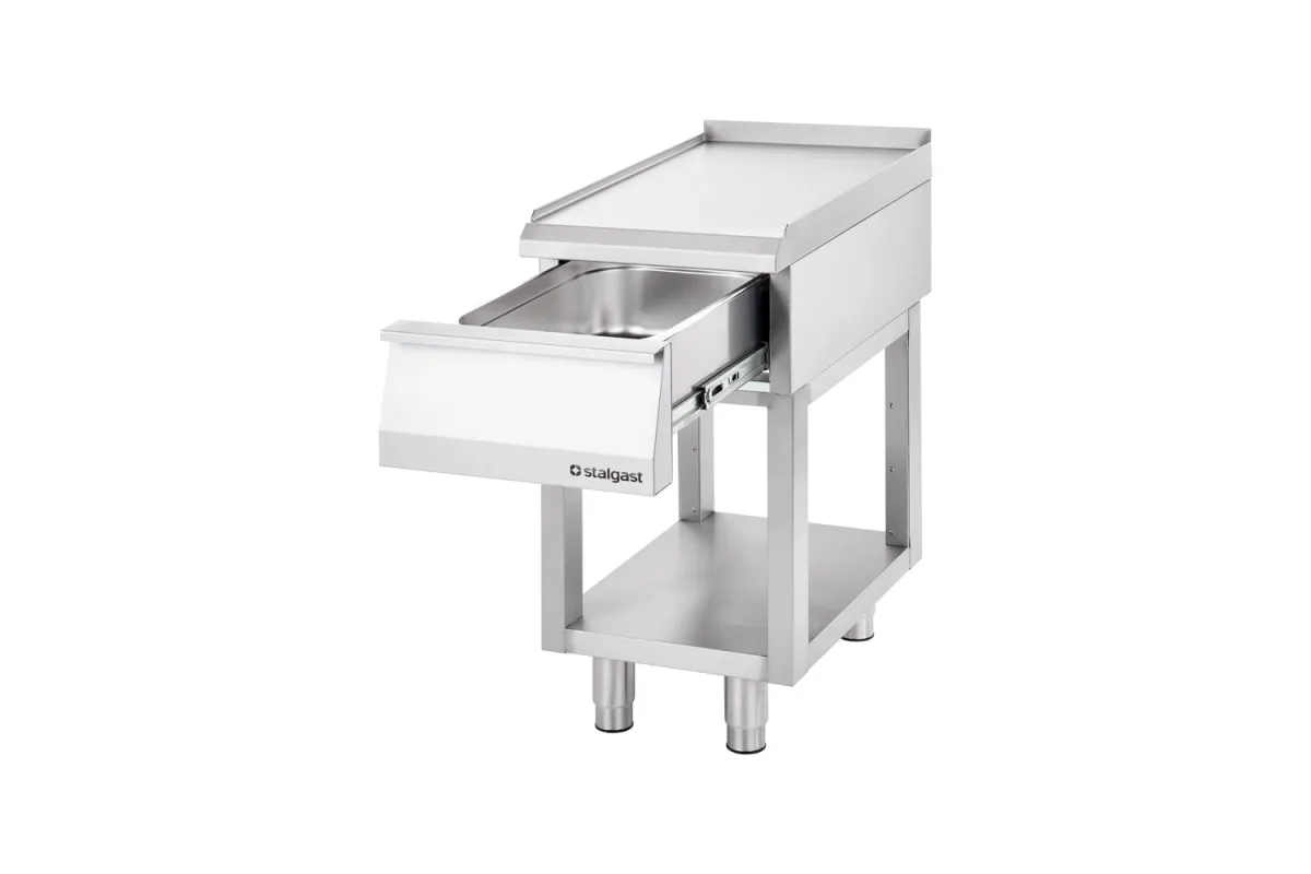 Stanowisko neutralne, nastawne, z szufladą, 400 mm Stalgast 9700210