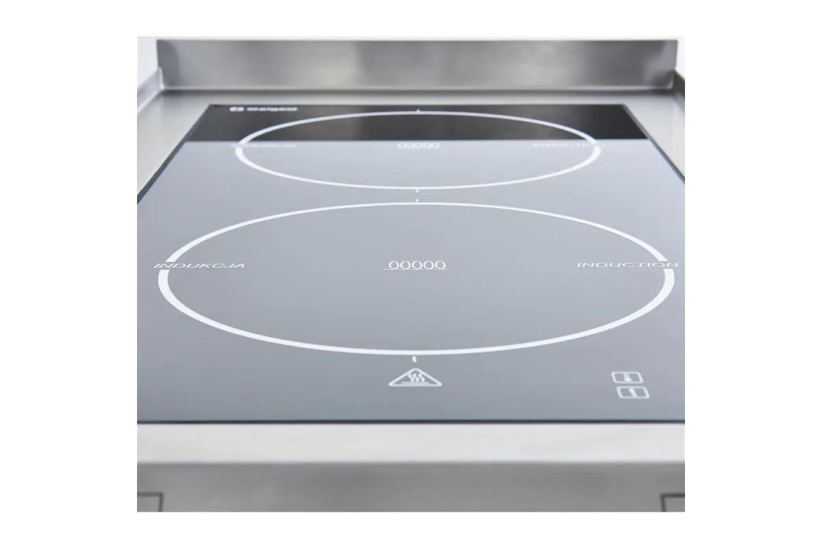 Kuchnia indukcyjna, 2-polowa, P 7 kW Stalgast 9705100